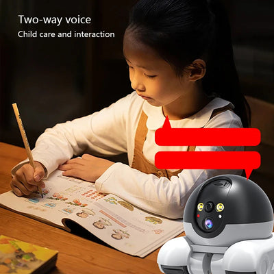 1080P Pet Tracking WIFI Camera Home Security Protection Surveillance Camera Mobile APP Remote Control Baby Pet Monitor Robot Cam