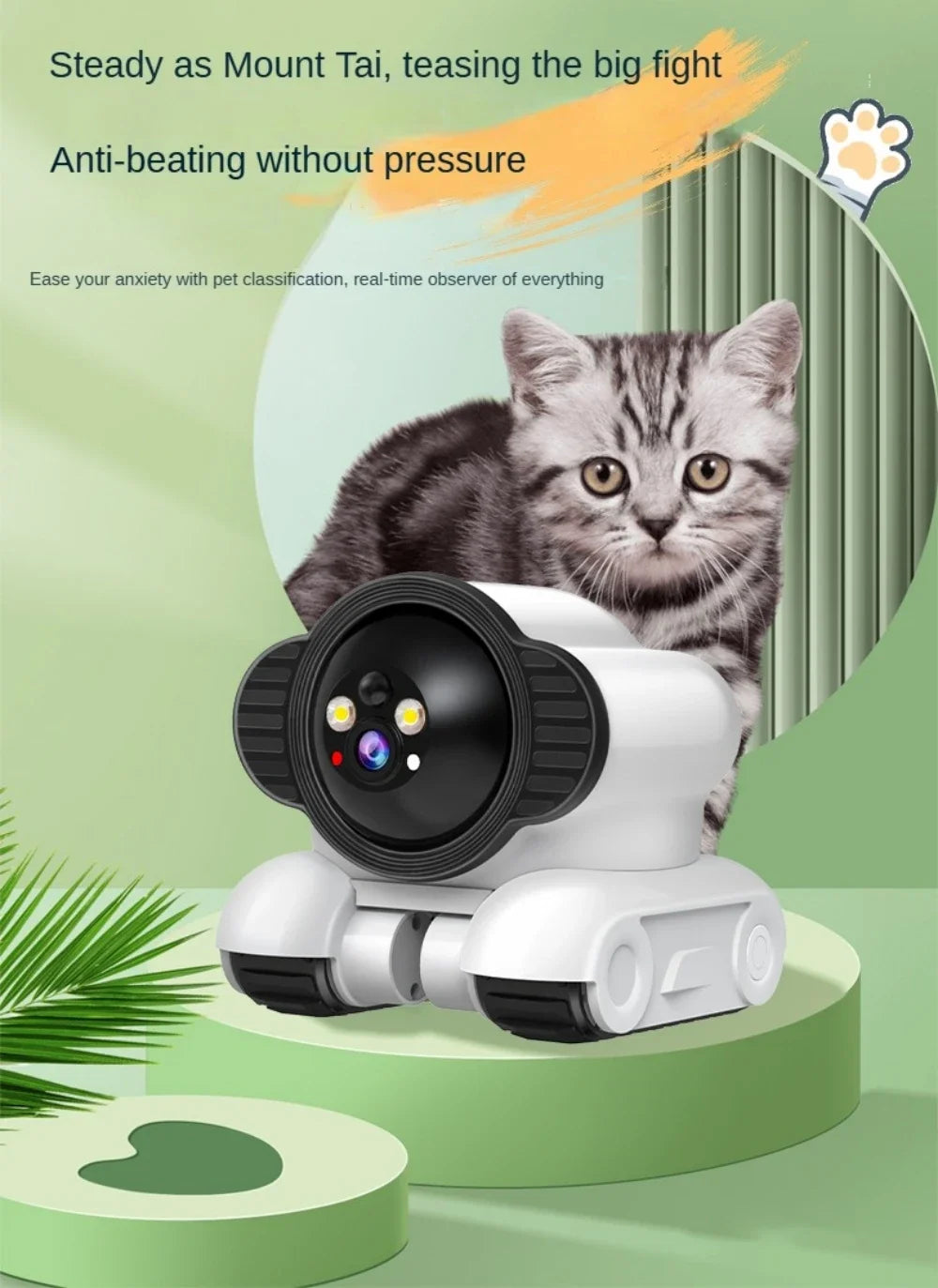 Mobile Dual Lens 4MP PTZ Camera | Wireless IP WIFI Smart Home Security Two-way Audio Surveillance Baby & Pet Monitor