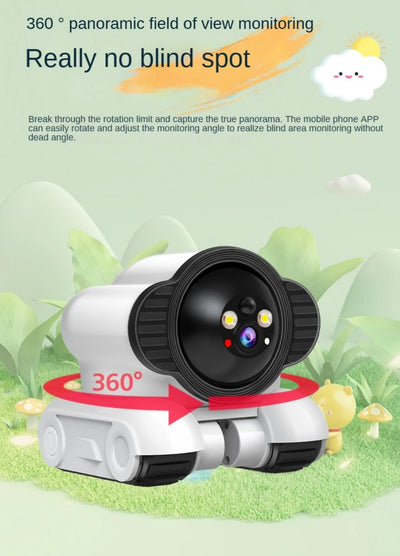Mobile Dual Lens 4MP PTZ Camera | Wireless IP WIFI Smart Home Security Two-way Audio Surveillance Baby & Pet Monitor